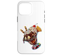 Retro Pop Art s Malt shop Dessert s Hot Fudge Case for iPhone 16 Pro Max