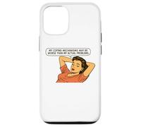 Retro Pop Art Sarcasm, Funny Adulting Quote, Coping Humor Case for iPhone 12/12 Pro