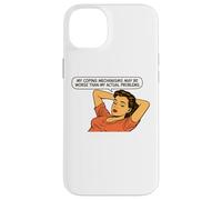 Retro Pop Art Sarcasm, Funny Adulting Quote, Coping Humor Case for iPhone 14 Plus