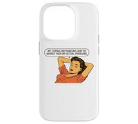 Retro Pop Art Sarcasm, Funny Adulting Quote, Coping Humor Case for iPhone 14 Pro