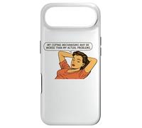 Retro Pop Art Sarcasm, Funny Adulting Quote, Coping Humor Case for iPhone Air