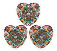 Retro Pop Art Style Car Air Freshener, 3 Pcs Love form Hanging Air Freshener Cards, Long Lasting Fragrance Scented Cards for Car, Home, Office Black-style