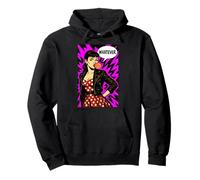 Retro Pop Art Vintage Style Woman With Bubble Gum Whatever. Pullover Hoodie