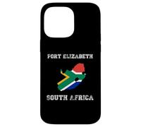 Retro Port Elizabeth South Africa Distressed Africa Flag Case for iPhone 14 Pro Max