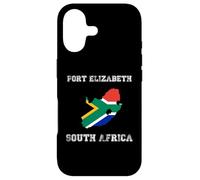 Retro Port Elizabeth South Africa Distressed Africa Flag Case for iPhone 17