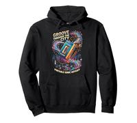 Retro Portable Cassette Player City Pop Music Graphic Pullover Hoodie