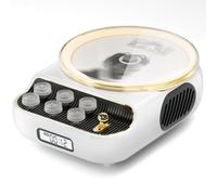 Retro Portable CD Player with Bluetooth Speakers, FM Radio, Night Light, LCD Display, 4000mAh Battery, Vintage Radio, Built-in Dual Speakers, Supports USB/AUX/Type-C for Home, Gifts