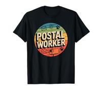 Retro Postal Worker Delivering Mail on the Daily Route T-Shirt