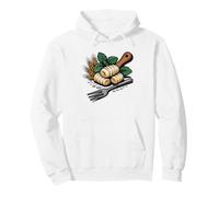 Retro Poster Gnocchi Artisan Pasta Italian Kitchen Vintage Pullover Hoodie