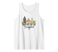 Retro Prague Sketch/Prague Tank Top