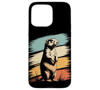 Retro Prairie Dog Prairie Rodent Case for iPhone 15 Pro Max