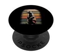 Retro Prairie Dog Prairie Rodent PopSockets Adhesive PopGrip
