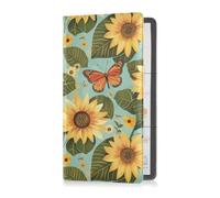 Retro Premium Leather Car Registration and Insurance Card Holder Prefect Car Essentials Wallet for Documents, Cards, License