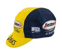 Retro Prestige Team Cycling Caps Classic Made in Italy - Yellow - One size