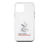 Retro Printer In Love With The Past (Construction Graphic) Case for iPhone 12 mini