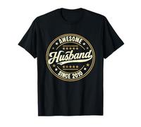Retro Proud Awesome Husband Since 2010 16th Anniversary T-Shirt