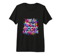 Retro Psychology Student Love Learning Body Language Premium T-Shirt