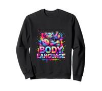 Retro Psychology Student Love Learning Body Language Sweatshirt