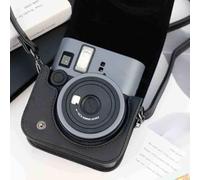Retro PU Leather Camera Bag, Protective Case With Shoulder Strap & Photo Pocket ForINSTAX Mini 41 ForINSTANT Camera(black)