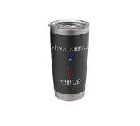Retro Punta Arena Chile Distressed Chile Flag Stainless Steel Insulated Tumbler