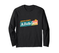Retro Punta Cana Dominican Republic Vintage Tropical Long Sleeve T-Shirt