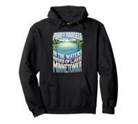 Retro Purify Yourself Lake Minnetonka Meme Pullover Hoodie