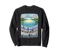 Retro Purify Yourself Lake Minnetonka Meme Sweatshirt