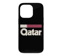 Retro Qatar Flag Qatari Yalla Case for iPhone 13 Pro