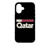 Retro Qatar Flag Qatari Yalla Case for iPhone 16