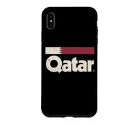 Retro Qatar Flag Qatari Yalla Case for iPhone XS Max