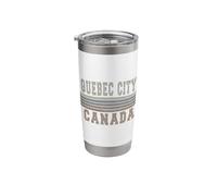 Retro Quebec City Canada Stainless Steel Insulated Tumbler