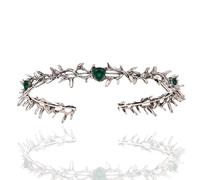 Retro Queen Alloy Goddess Hairband Rhinestone Thorn Crown For Birthday Homecoming Party Wedding Halloween Prom, M, Alloy, Crystal