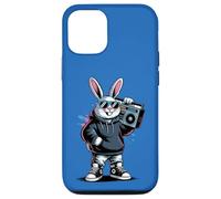 Retro Rabbit Boombox Hip Hop 80s 90s Music Lover Bunny Case for iPhone 12/12 Pro