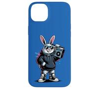Retro Rabbit Boombox Hip Hop 80s 90s Music Lover Bunny Case for iPhone 14 Plus