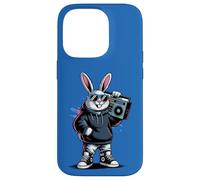 Retro Rabbit Boombox Hip Hop 80s 90s Music Lover Bunny Case for iPhone 14 Pro