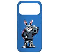 Retro Rabbit Boombox Hip Hop 80s 90s Music Lover Bunny Case for iPhone 17 Pro Max