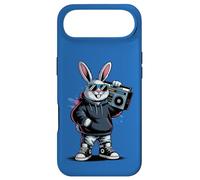 Retro Rabbit Boombox Hip Hop 80s 90s Music Lover Bunny Case for iPhone Air