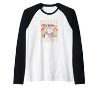 Retro Rabbit Death To Tyrants Vintage 90s Funny Quote Raglan Baseball Tee