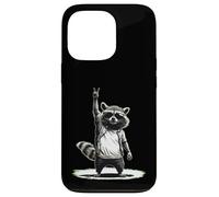 Retro Raccoon Rock Men Kids Women Music Funny Raccoon Case for iPhone 13 Pro