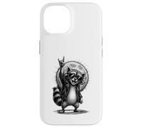 Retro Raccoon Rock Men Kids Women Music Funny Raccoon Case for iPhone 14