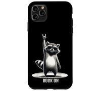 Retro raccoon rock music Design funny Case for iPhone 11 Pro Max
