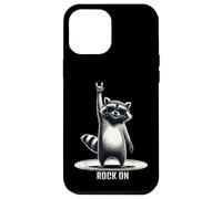 Retro raccoon rock music Design funny Case for iPhone 12 Pro Max