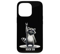 Retro raccoon rock music Design funny Case for iPhone 13 Pro