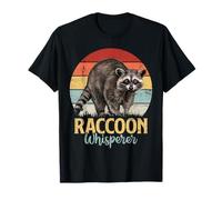 Retro Raccoon Whisperer Raccoons Raccoon Lover Girls Women T-Shirt
