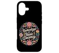 Retro Radicalized by Basic Decency Vintage Wild Floral Women Case for iPhone 17