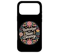 Retro Radicalized by Basic Decency Vintage Wild Floral Women Case for iPhone 17 Pro Max