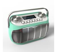 Retro Radio Alarm Clock DAB/DAB+/FM LCD Display Mains Powered or Battery