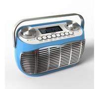 Retro Radio Alarm Clock DAB/DAB+/FM LCD Display Mains Powered or Battery