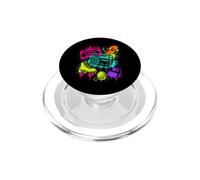 Retro Radio Boombox Skateboard Roller Skate Floppy Disk PopSockets PopGrip for MagSafe