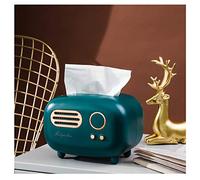 Retro Radio Shape Tissue Cover Box, Practical and Cute for Kitchen,Bathroom Vanity Countertops, Bedroom Dressers,Night Stands, Desks and Tables, Creative Gift (Retro Radio)